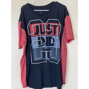 Vibes Mens Size 3XL Black And Red Short Sleeve #23 Tee Shirt‎ Just Did It